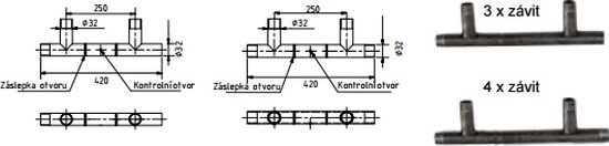 Spacer for gasometer, stabilization