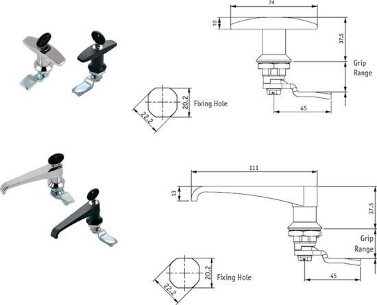 T & L Handle Locks