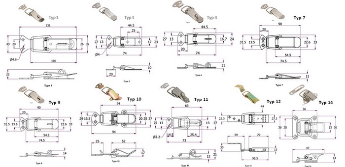 The clamp bolts