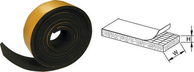 Sponge Rubber Adhesive Seal