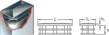 Lightweight Rectangular Inserts